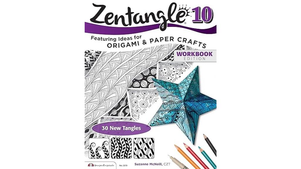 dimensional tangle art workbook