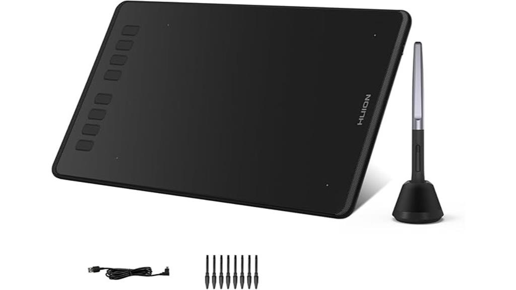 drawing tablet with stylus