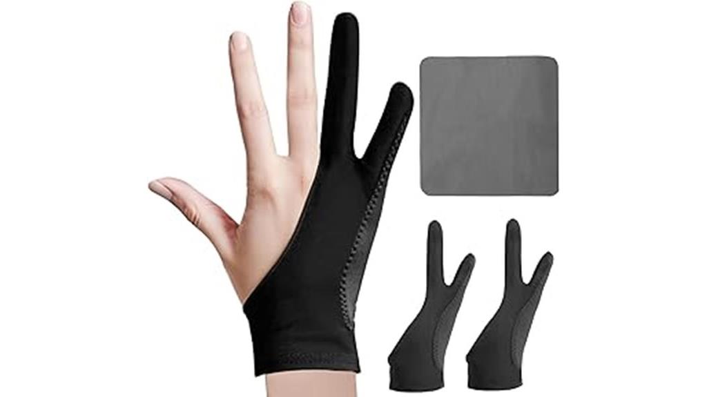 dual hand palm rejection glove