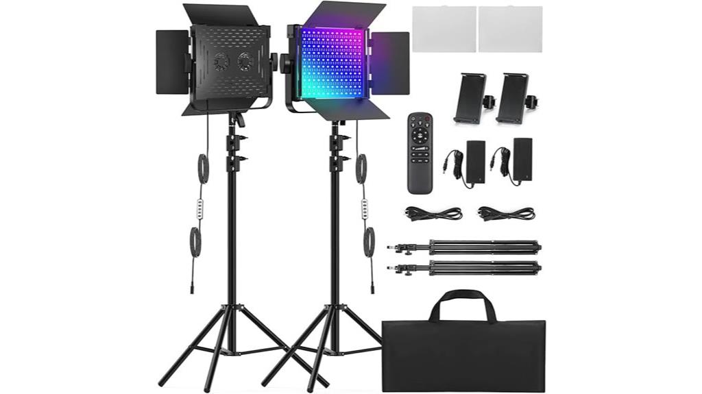 dual led photography lights