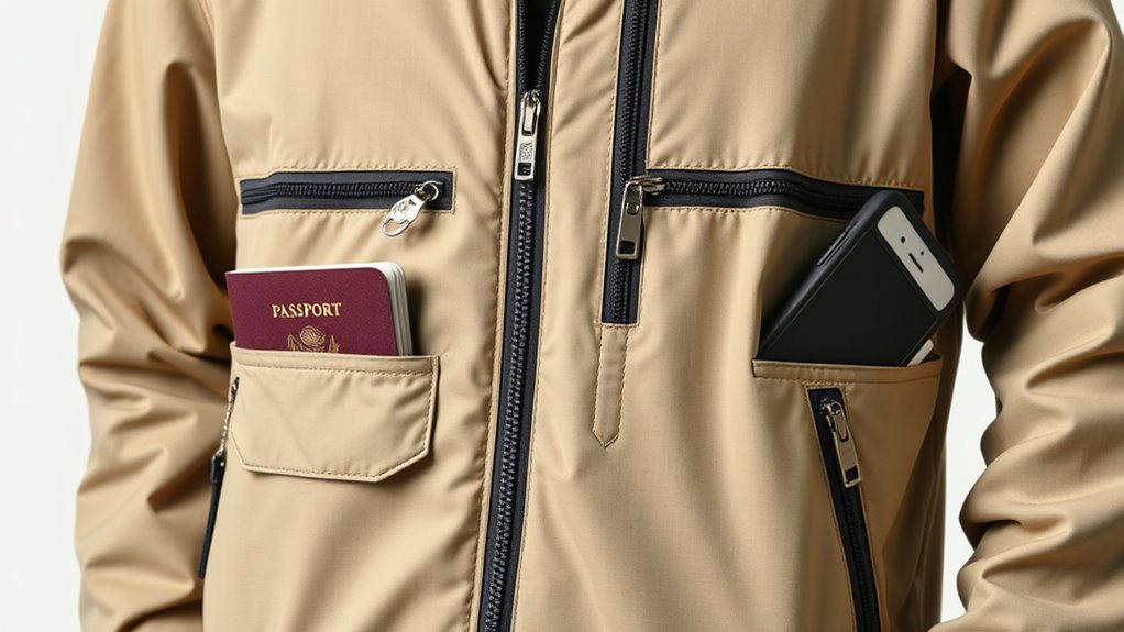 durability pockets security portability