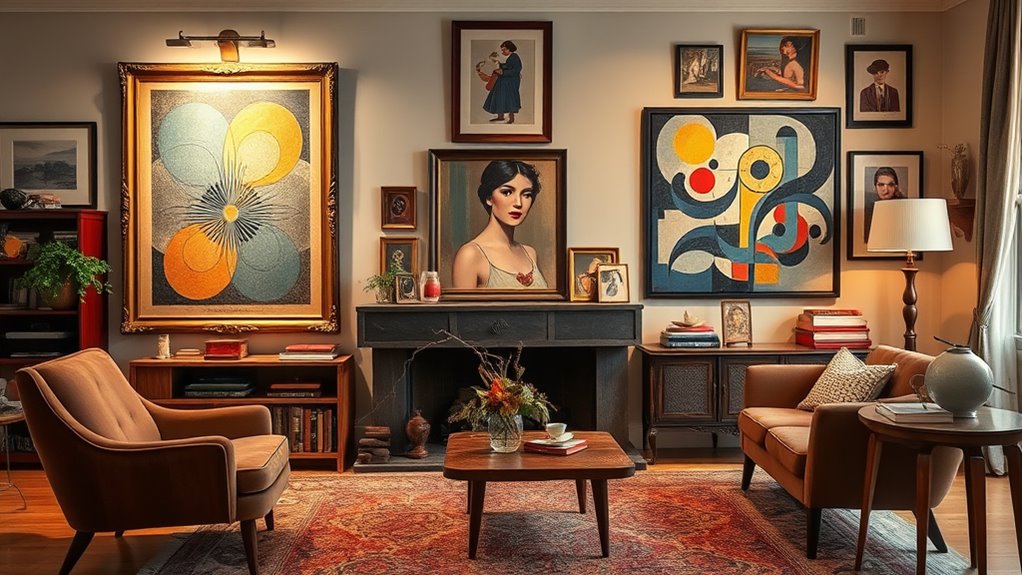 eclectic vintage decor balance