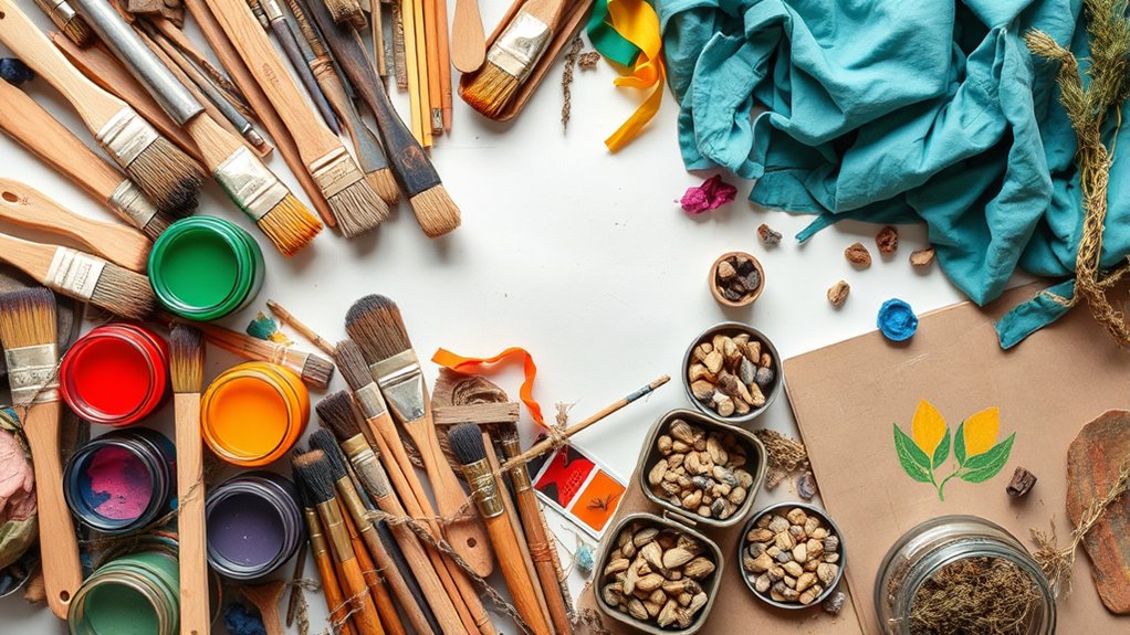 eco friendly art material reuse