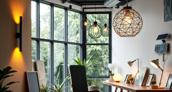 eco friendly art studio lighting