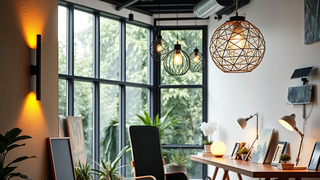 eco friendly art studio lighting