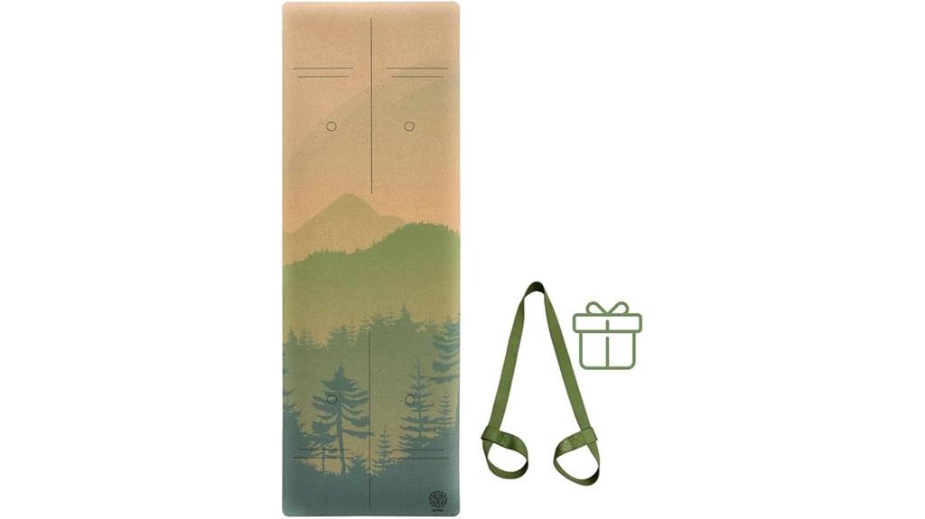 eco friendly cork yoga mat