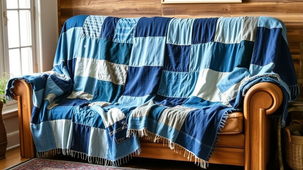 eco friendly denim blanket options