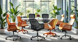 eco friendly ergonomic artistic chairs
