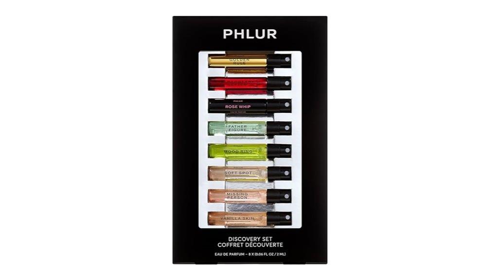 eight piece fragrance sampler