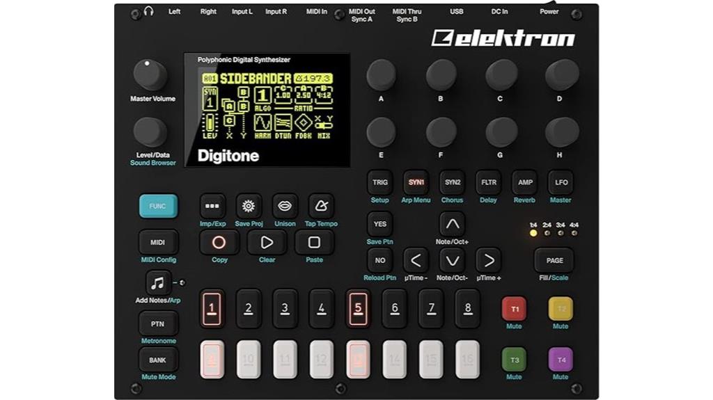 eight voice digital synthesizer