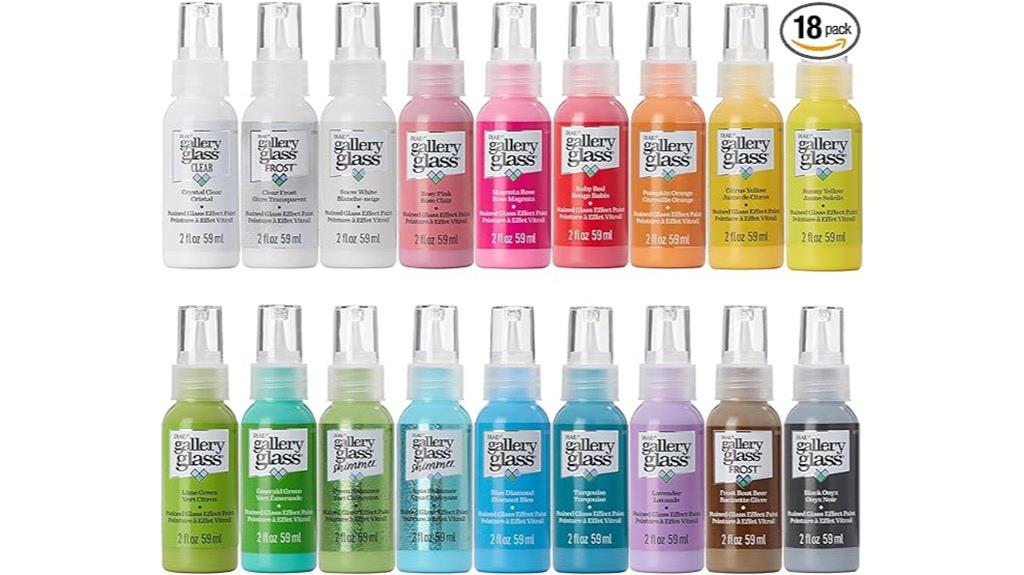 eighteen 2oz acrylic sets