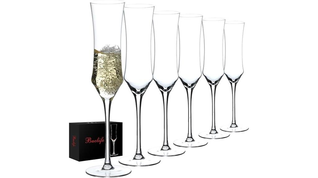elegant hand blown crystal