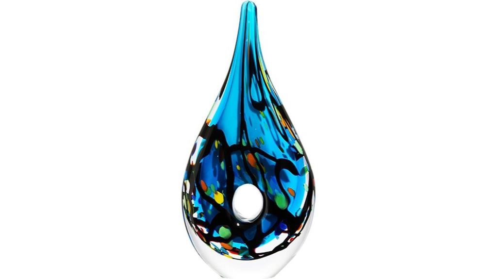 elegant handcrafted glass sculpture