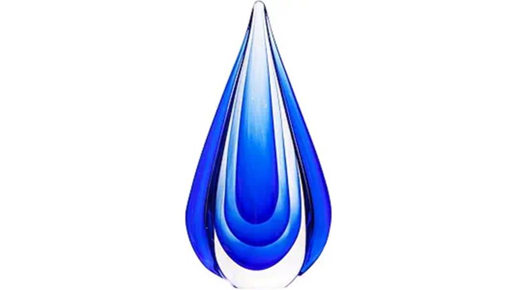 elegant handcrafted glass sculpture