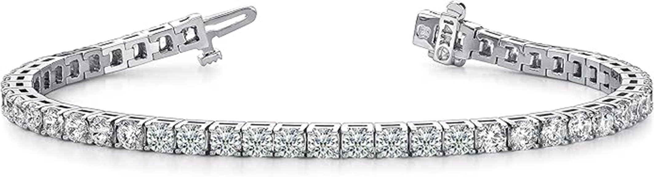 elegant lab grown tennis bracelet