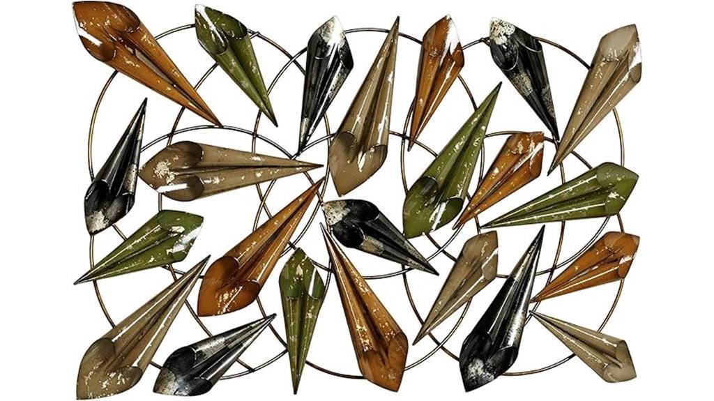 elegant metal wall art