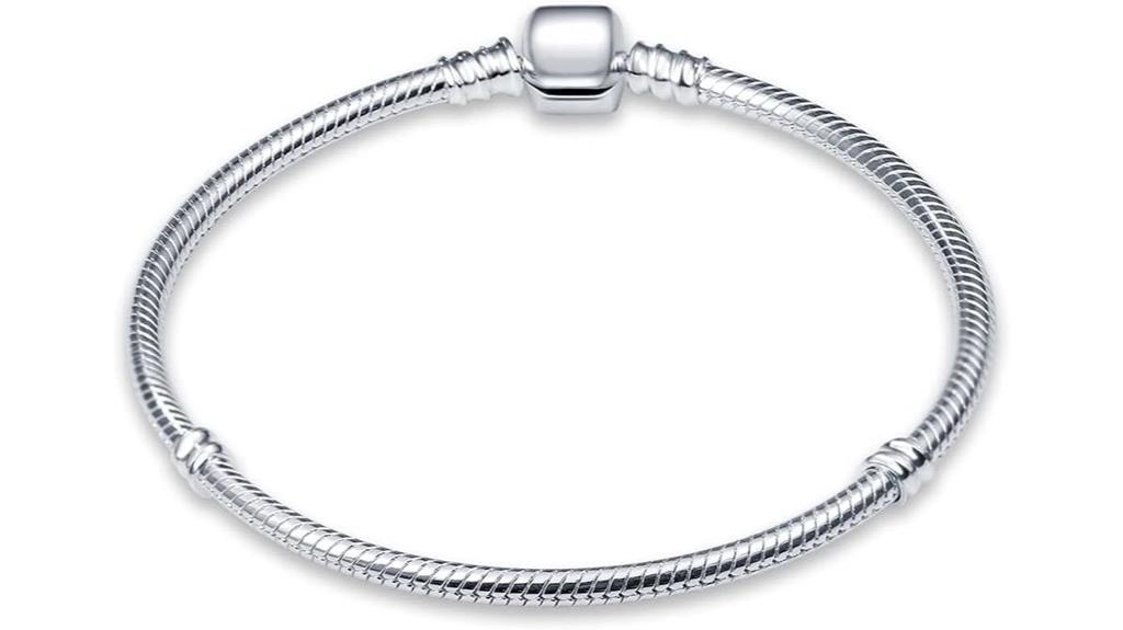 elegant snake chain bracelet