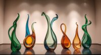 elegant sustainable glass art