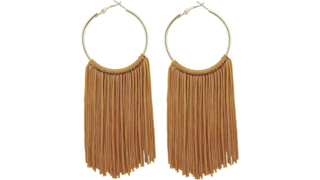 elegant tassel earrings