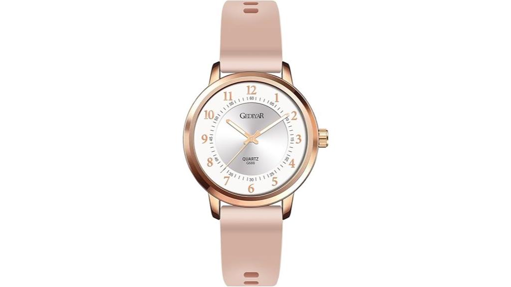 elegant waterproof rose gold