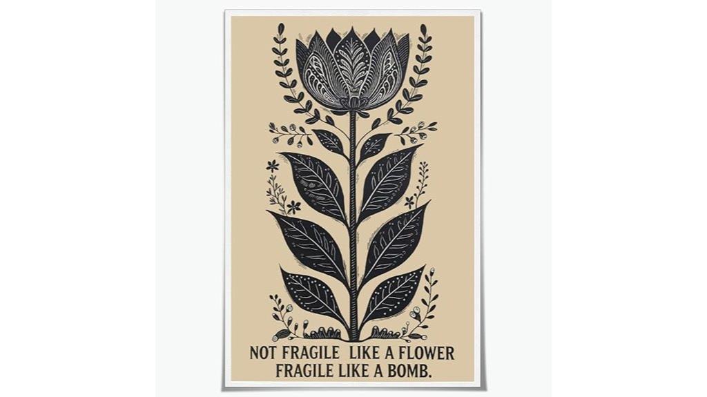 empowering feminist wall art