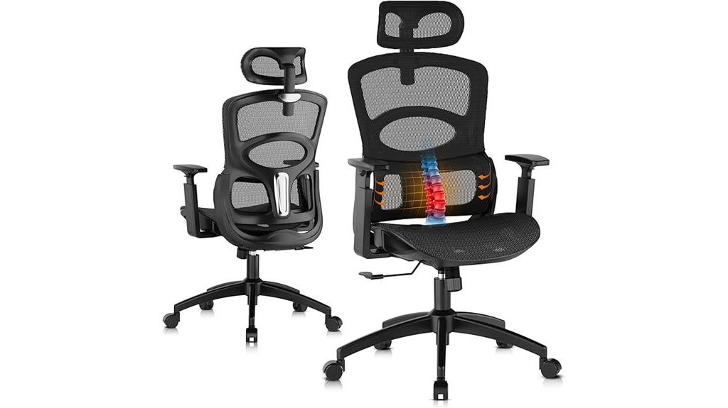 ergonomic chair with support