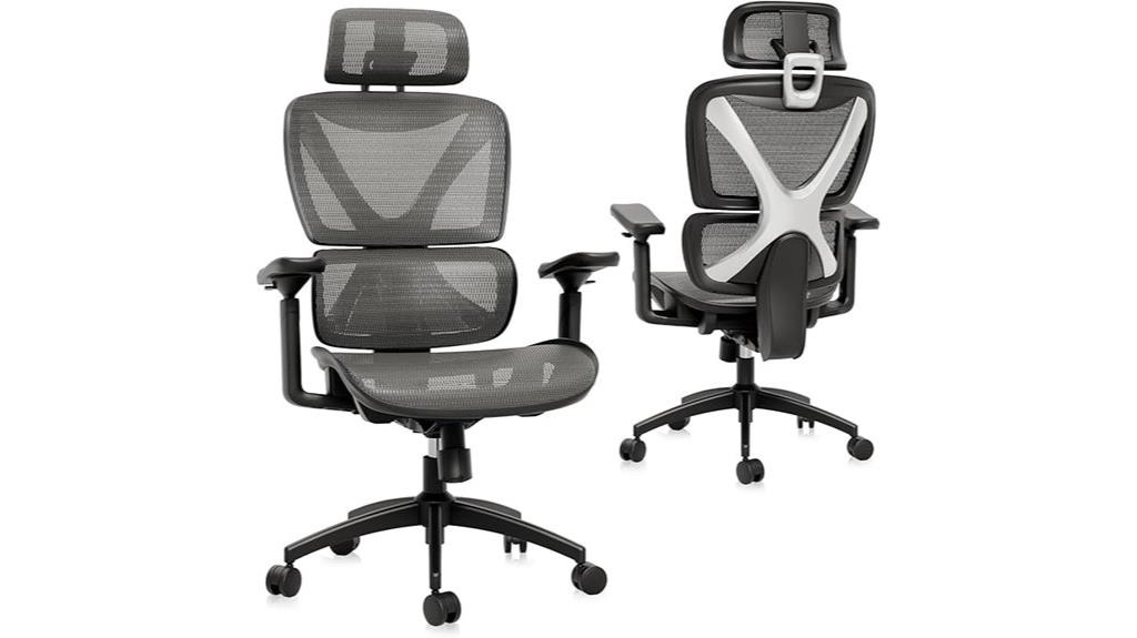 ergonomic lumbar support chair