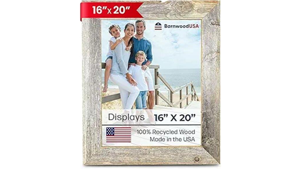 farmhouse reclaimed wood frame