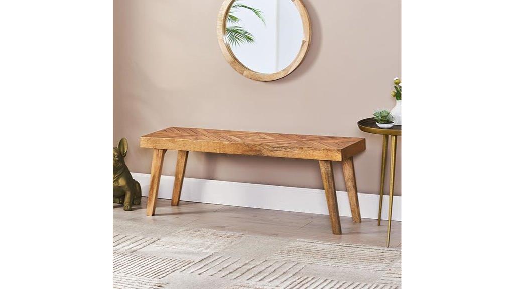 fircrest wooden dining bench