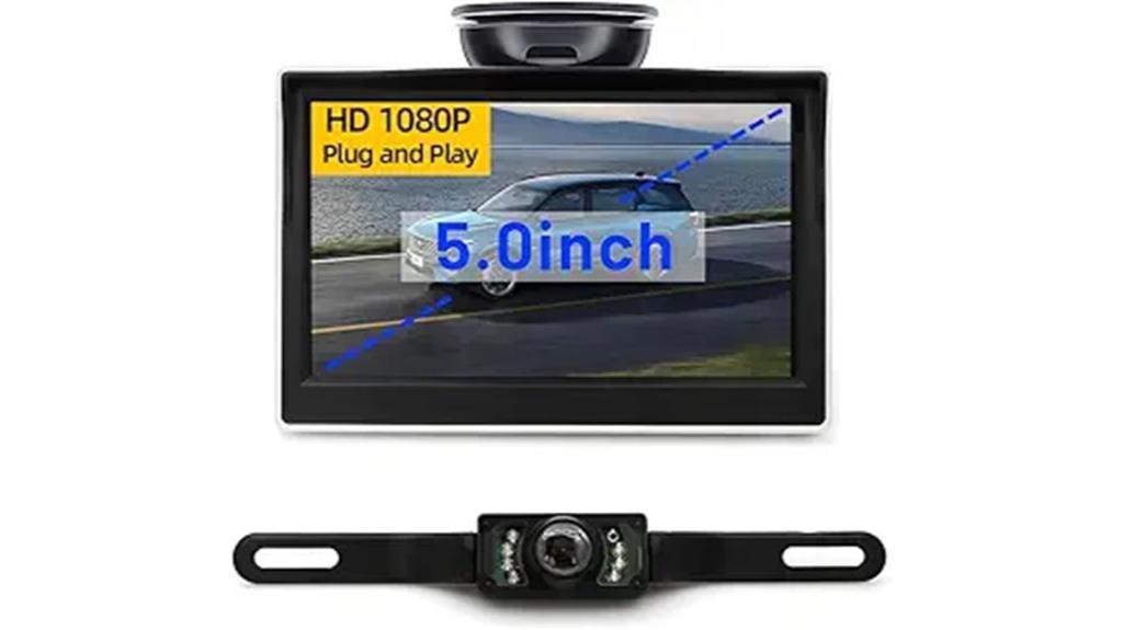 five inch monitor with night vision