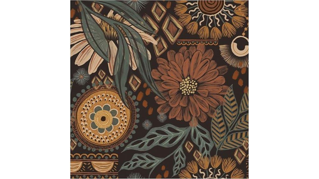 floral peel stick wallpaper