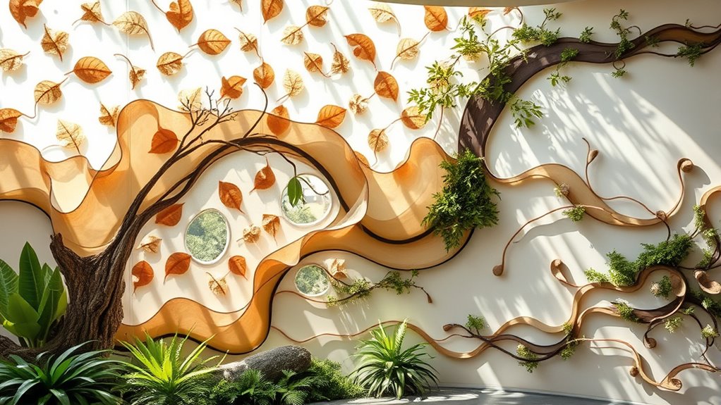 flowing organic natural patterns