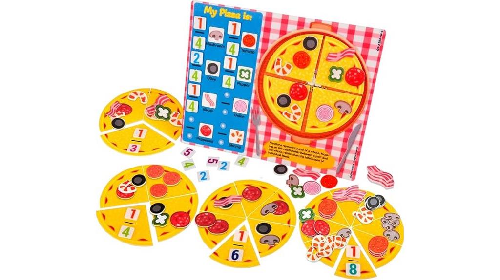 fraction tiles and circles