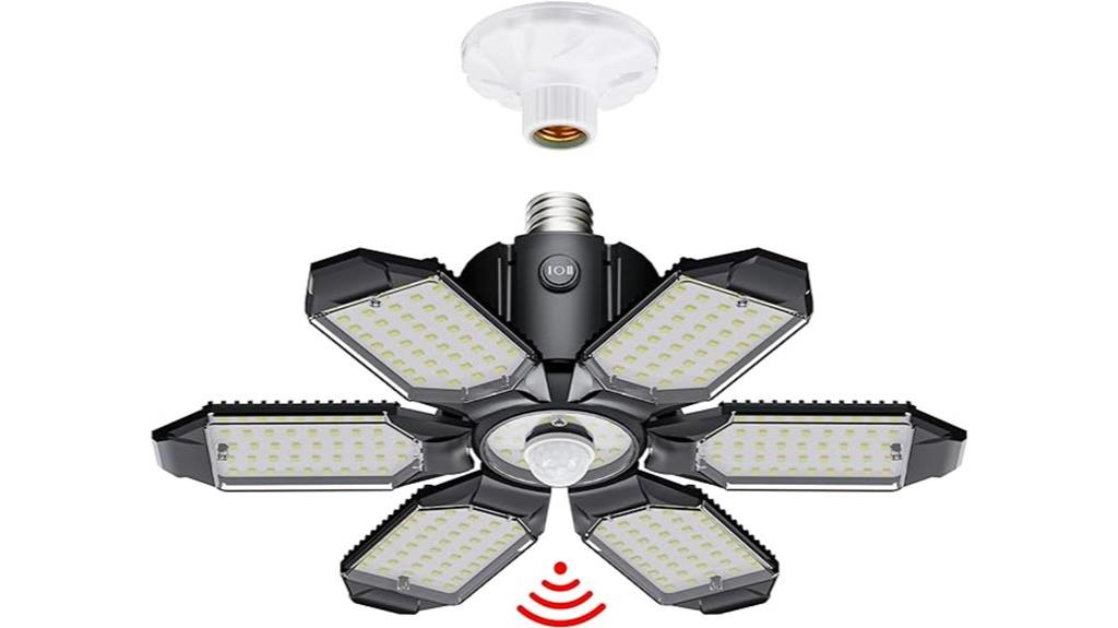 garage led motion light