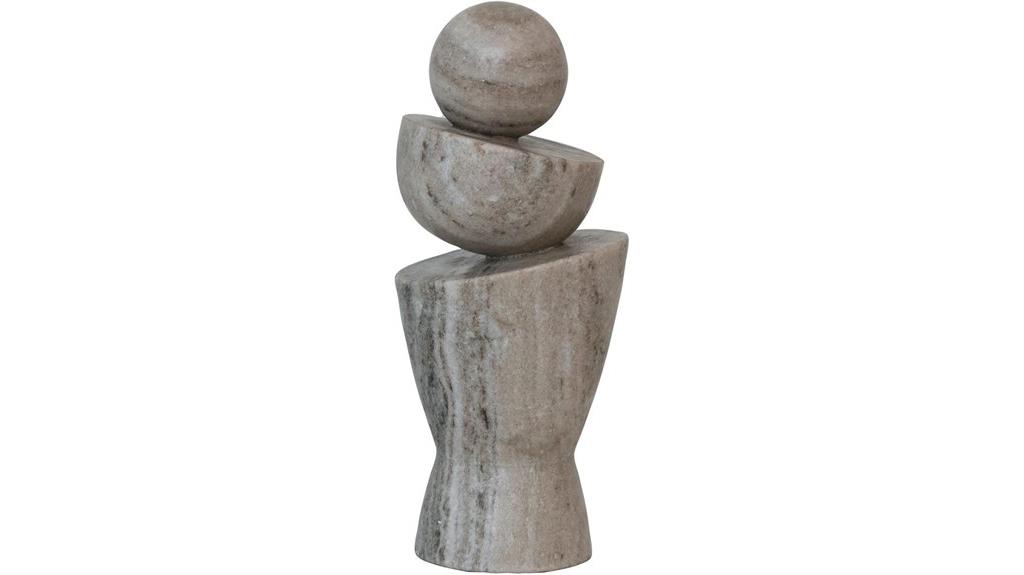 geometric marble decor