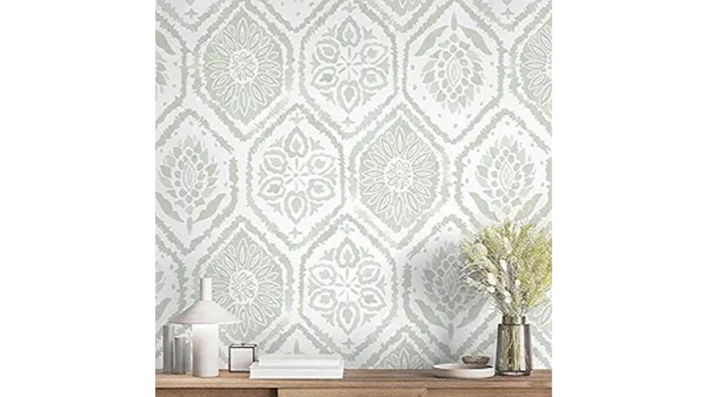 geometric peel and stick wallpaper