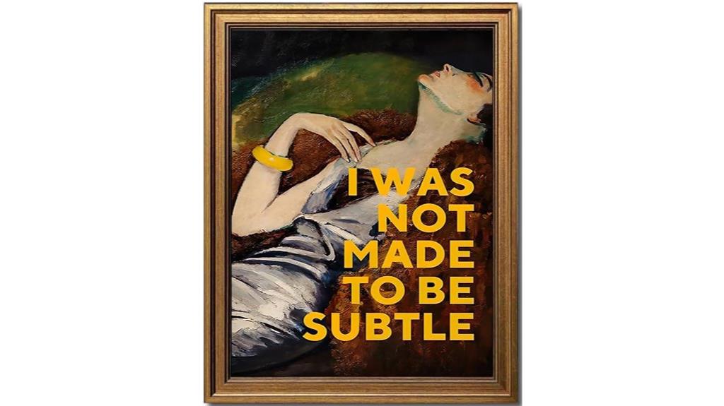 gold vintage wall art