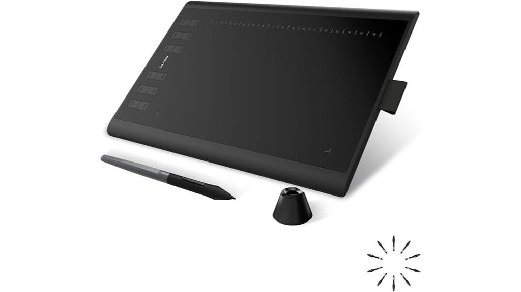 graphics tablet with hot keys