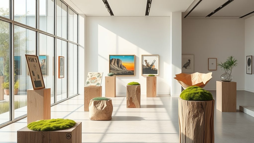 green art institution practices