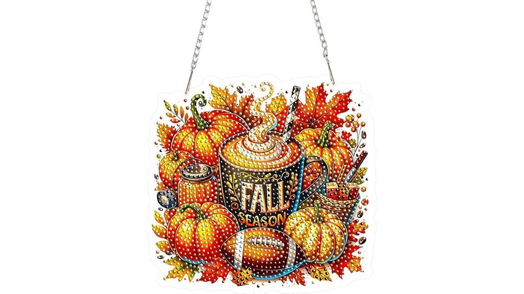 halloween pumpkin diamond art