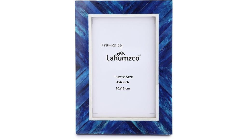 handmade chevron art frame