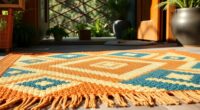 handwoven boho doormats