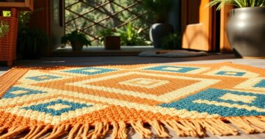 handwoven boho doormats