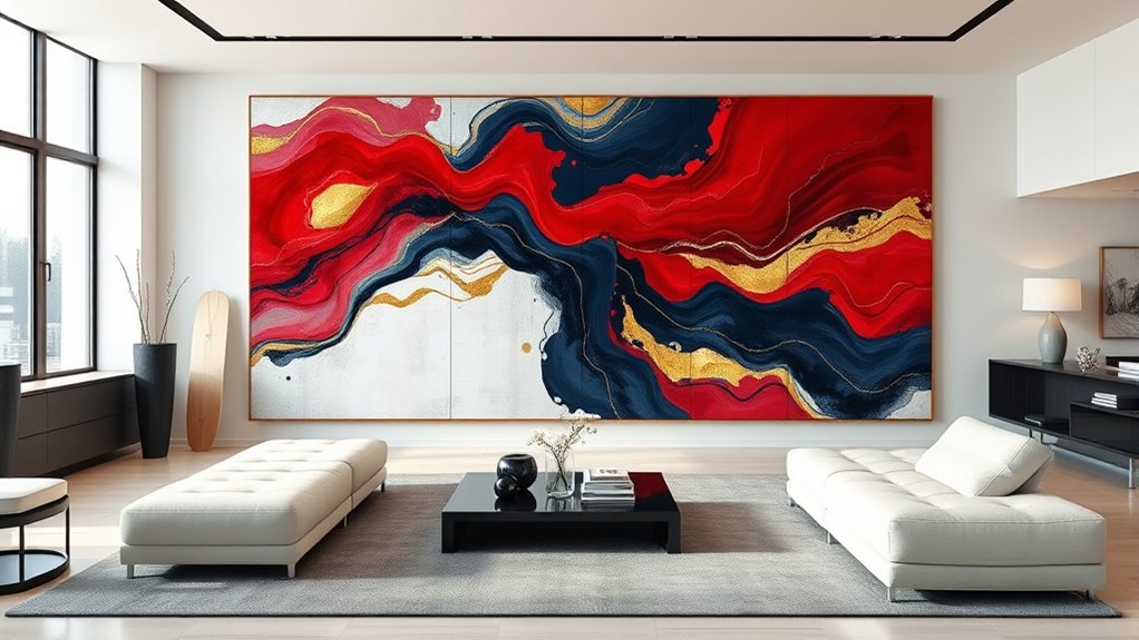 harmonious color composition balance