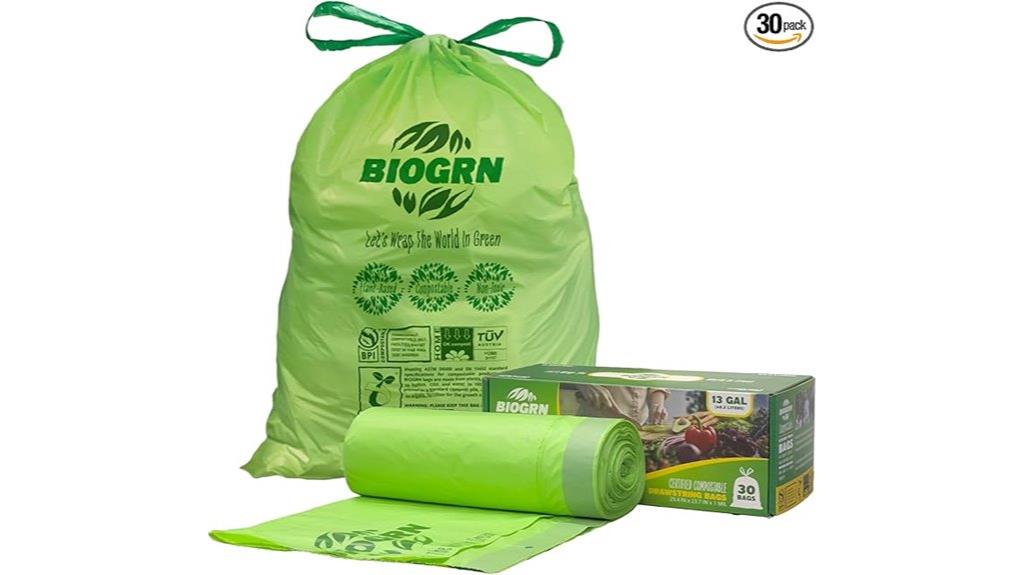 heavy duty compostable trash bags