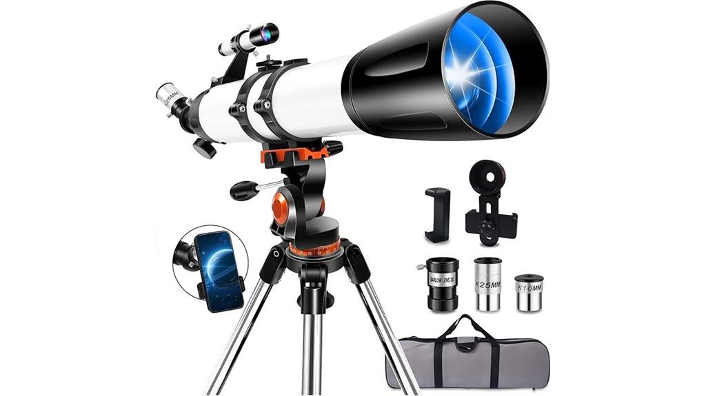 high power 90mm refractor