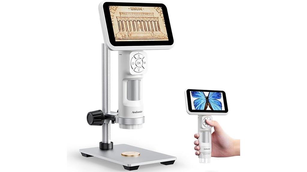 high resolution adjustable microscope