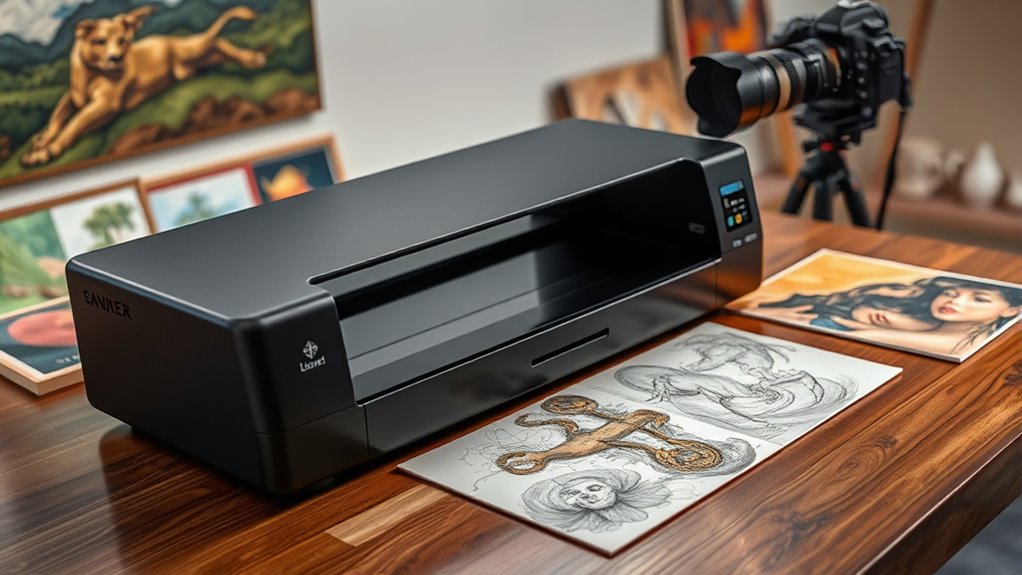 high resolution art scanning