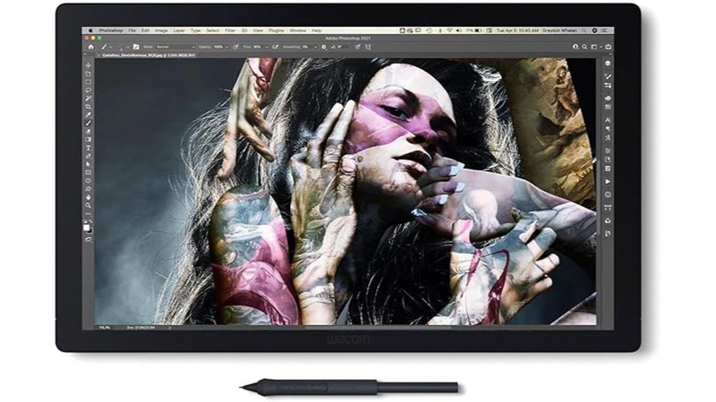 high resolution drawing display