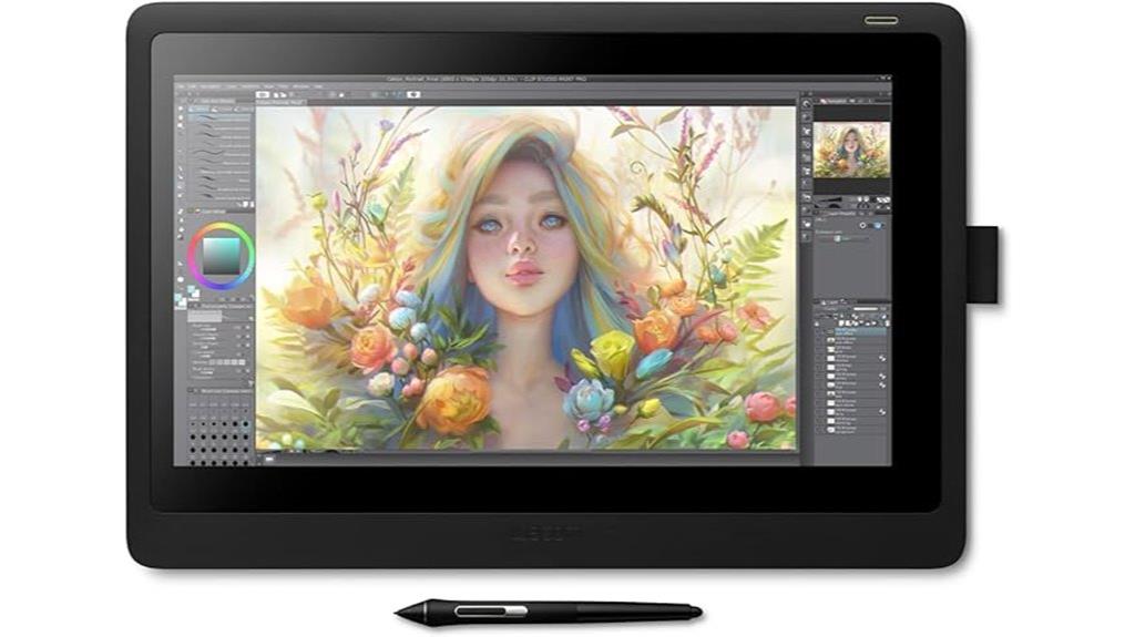 high resolution drawing display